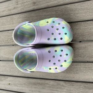 CROCS Kids Tie Dye classic clogs